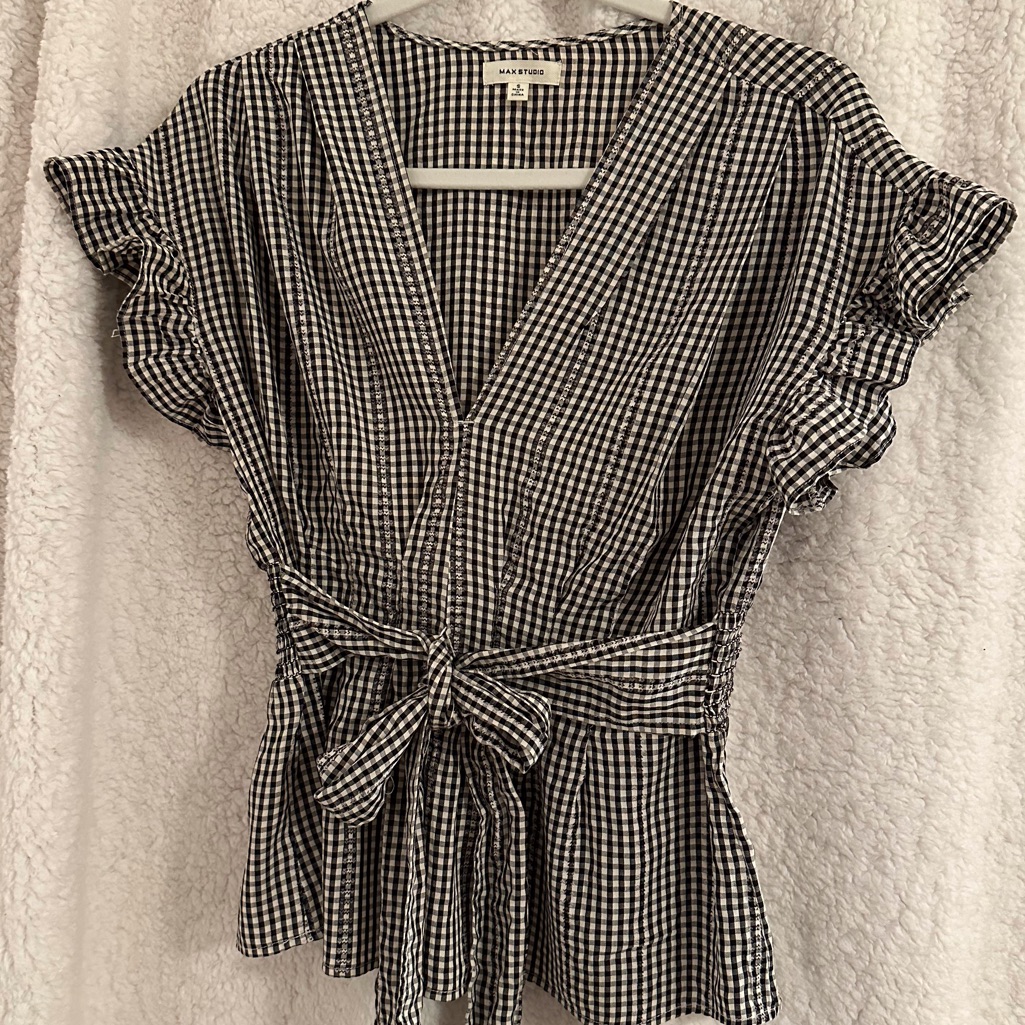 Polyester/Rayon Blend Pullover Top.